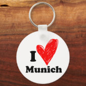 I love Munich キーホルダー (正面)