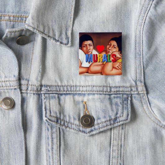 I Love Murals™ボタン 缶バッジ (インサイチュ)