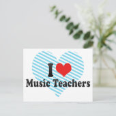 I Love Music先生 ポストカード (スタンド正面)