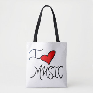 I Love Music トートバッグ