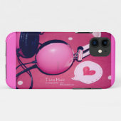 I Love Music Case-Mate iPhoneケース (裏面(横))