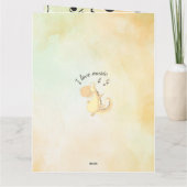 I Love Music Greeting Card カード (裏面)