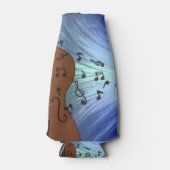 I Love Music Guitarボトルとクーラーボックス ボトルクーラー (正面)