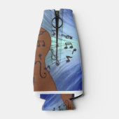 I Love Music Guitarボトルとクーラーボックス ボトルクーラー (裏面)