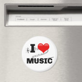 I Love Music, popular design マグネット (インサイチュ (食洗機))