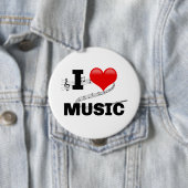 I Love Music, popular design 缶バッジ (インサイチュ)