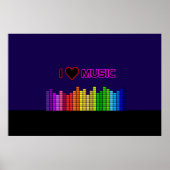 I Love Music Poster ポスター (正面)