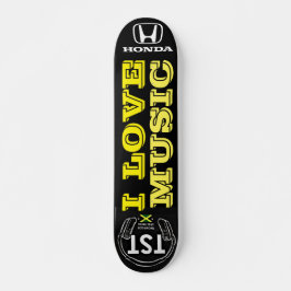 I LOVE MUSIC SKATEBOARD, 7 3/4"デッキ スケートボード