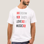 I love music tシャツ (正面)