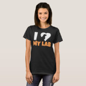 I Love Myラブラドール211 Tシャツ (正面フル)