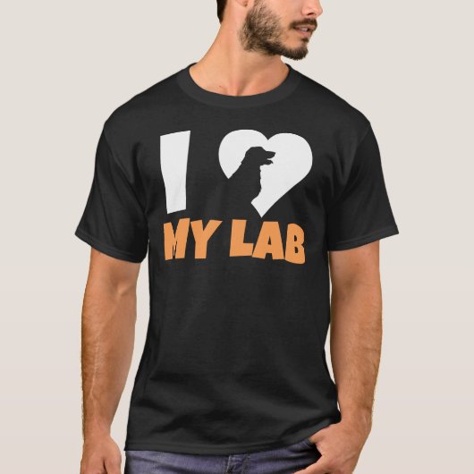 I Love Myラブラドール211 Tシャツ (正面)