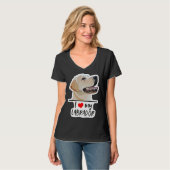 I Love Myラブラドール35 Tシャツ (正面フル)
