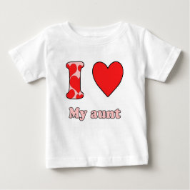 I love my aunt ベビーTシャツ