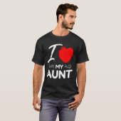 I Love My Aunt Cute Mother Grandma Matching Family Tシャツ (正面フル)