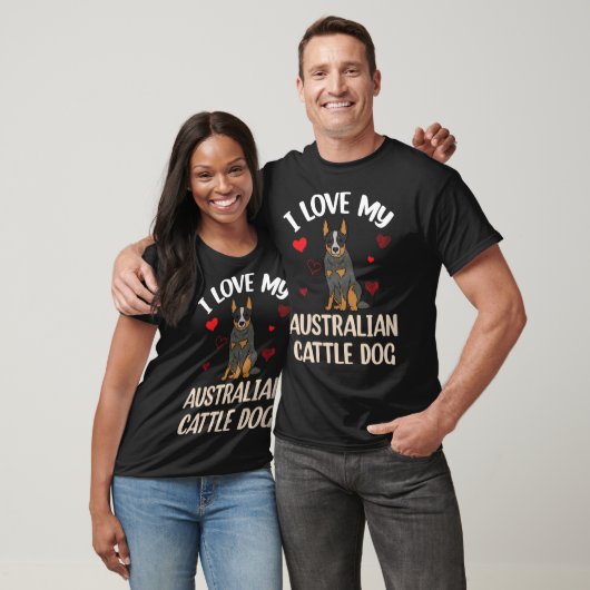 I Love my Australian Cattle Dog Tシャツ (ユニセックス)