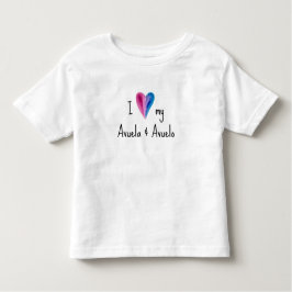 I Love My Avuela and Avuelo T-Shirt トドラーTシャツ