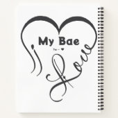 I Love My Bae • You = ♥ ノートブック (裏面)