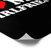 I Love My Beautiful Girlfriend I Heart My Beautifu ポスター (角)