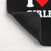 I Love My Beautiful Girlfriend I Heart My Beautifu マウスパッド (コーナー)