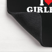 I Love My Beautiful Girlfriend I Heart My Beautifu マウスパッド (コーナー)
