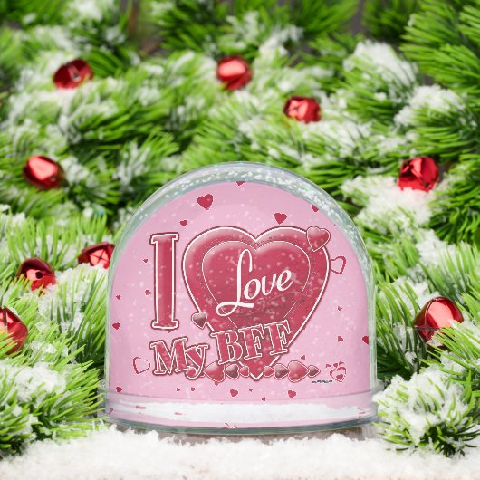 I Love My BFF red -ハート (クリスマス)