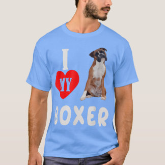 I Love my Boer Dog Pet Lover Mom Dad Apparel Tシャツ