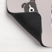 I Love My Border Collie Mouse Pad マウスパッド (コーナー)