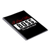 I Love My Boss ノートブック (右側)