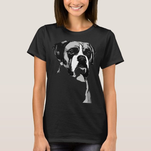 I Love My Boxer Dog Tシャツ (正面)