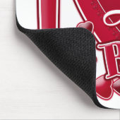 I Love My Boy Red -ハート マウスパッド (コーナー)