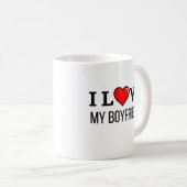 I love my boyfriend コーヒーマグカップ (正面右)