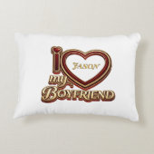 I Love My Boyfriend Custom アクセントクッション (裏面)