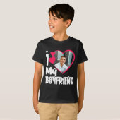 I Love My Boyfriend D Photo  Tシャツ (正面フル)