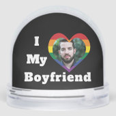 I Love My Boyfriend Gay Pride LGBTQ Custom Photo (裏面)