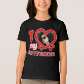 I Love My Boyfriend Personalized トライブレンドTシャツ (正面)