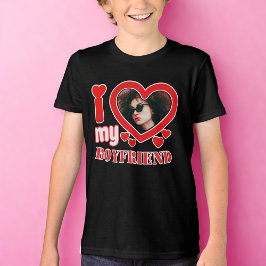 I Love My Boyfriend Personalized トライブレンドＴシャツ