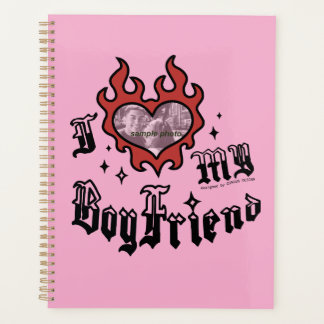I Love My Boyfriend - Red - DingusDesign  プランナー手帳
