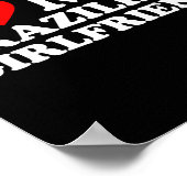 I Love My Brazilian Girlfriend ポスター (角)