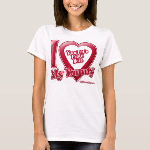 I Love My Bunny – 写真 Tシャツ