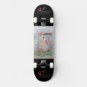 I Love My Bunny cartoon animation image スケートボード