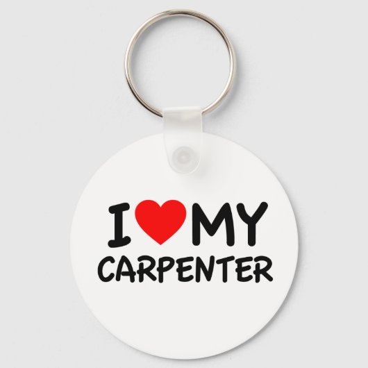 I Love my Carpenter キーホルダー (正面)