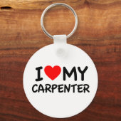 I Love my Carpenter キーホルダー (正面)