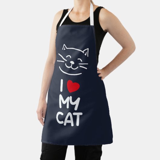 I love my cat エプロン (インサイチュ)