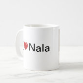 I Love My Cat パーソナライズされた Photo コーヒーマグカップ (正面左)