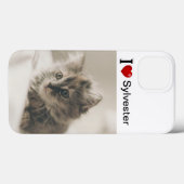 I Love My Cat パーソナライズされた Photo Case-Mate iPhoneケース (裏面 (横))