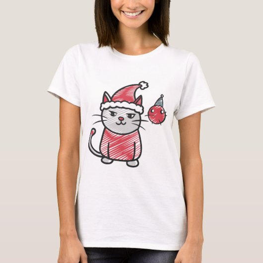 I love my cat  Collection  Design T-Shirt Tシャツ (正面)