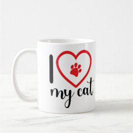 I LOVE MY CAT Mug Cup コーヒーマグカップ