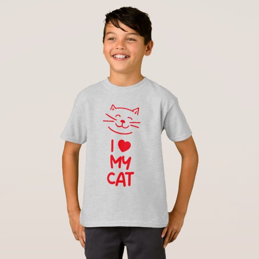 I love my cat tシャツ (正面フル)
