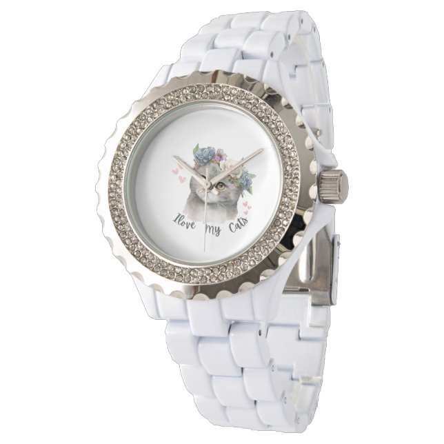 I love my cats  腕時計 (アングル)
