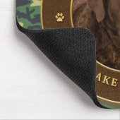 I Love My Chesapeake Bay Retriever Cammo Mouse pad マウスパッド (コーナー)